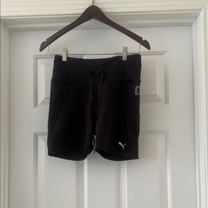 Puma Black Athletic Shorts for Active Wear